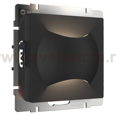 Встраиваемая LED подсветка МУН для ступеней лестницы (черный матовый) Werkel W1154508