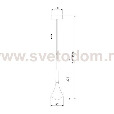 Подвесной светильник Hill белый 50211 LED 50211 LED Elektrostandard