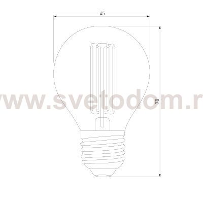 Светодиодная лампа Mini Classic F 8W 6500K E27 (G45 прозрачный) BLE2773 Elektrostandard