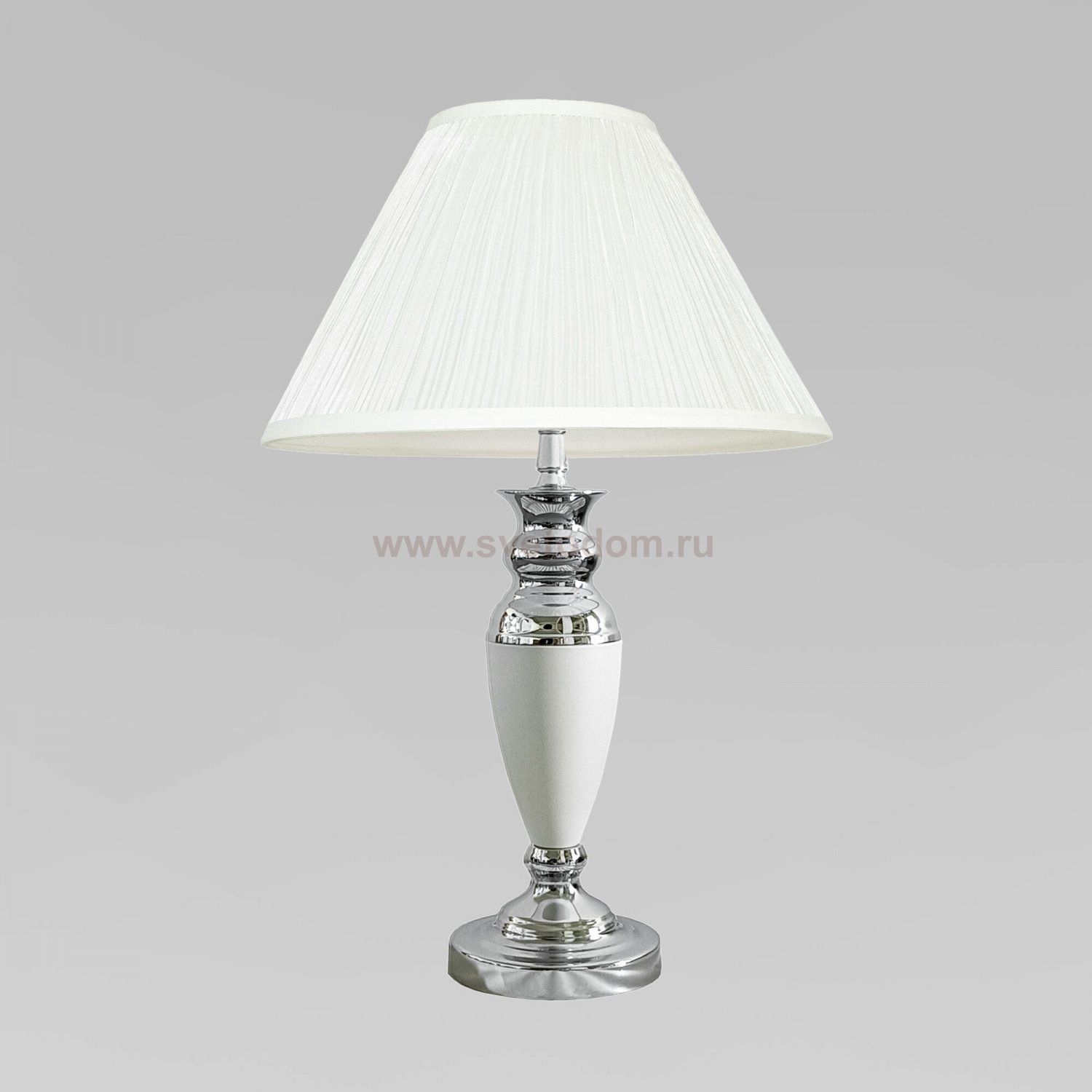 Классическая настольная лампа 008/1T белый