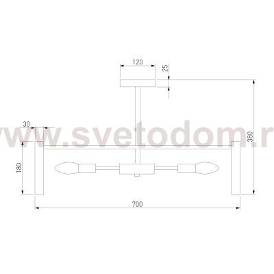 373/8/ потолочный светильник / Smart