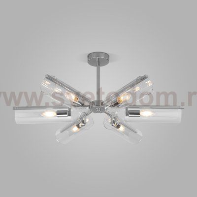 Потолочный светильник Eurosvet 70144/6 хром Trompeta