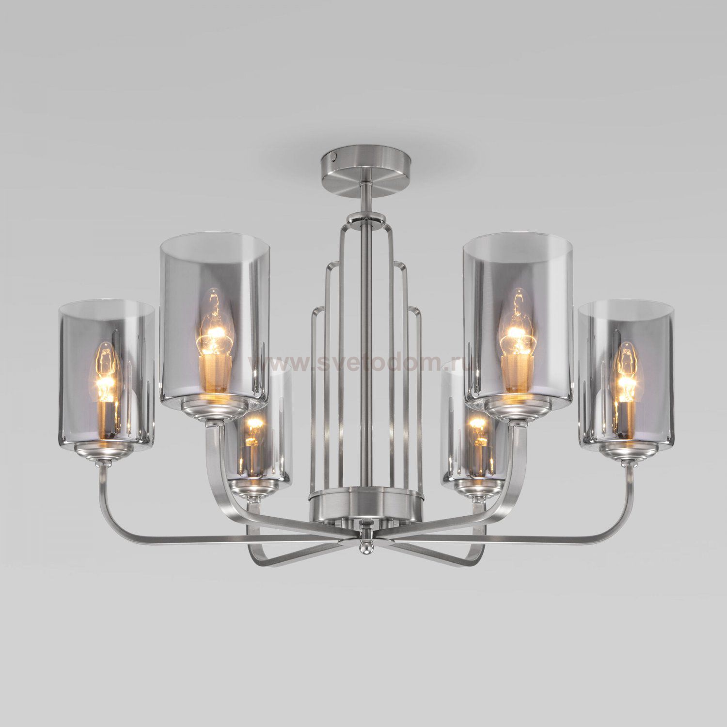 Потолочный светильник 60138/6 сатин-никель Eurosvet