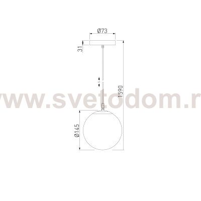 Светильник садово-парковый Sfera H 35158/H черный Elektrostandard