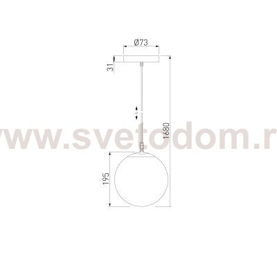 Светильник садово-парковый Sfera H 35158/U черный Elektrostandard