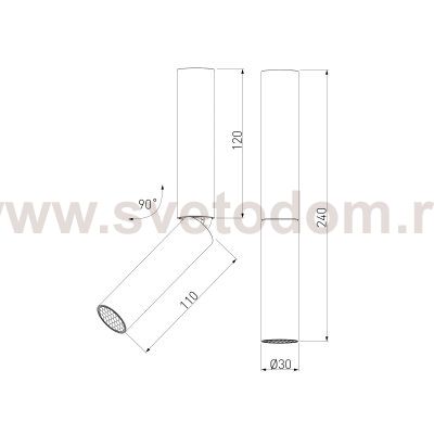 Pika 6W (25029/LED)/Светильник накладной золото 25029/LED Elektrostandard
