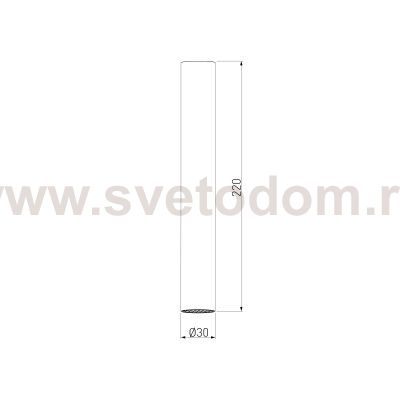 Pika 6W (25030/LED)/Светильник накладной серебро 25030/LED Elektrostandard