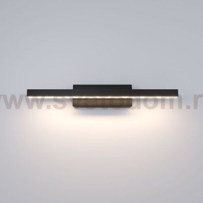 40121/LED/Светильник настенный светодиодный Rino черный Elektrostandard