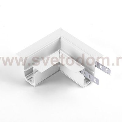 Slim Magnetic Коннектор угловой для встраиваемого шинопровода белый 85092/00 Elektrostandard