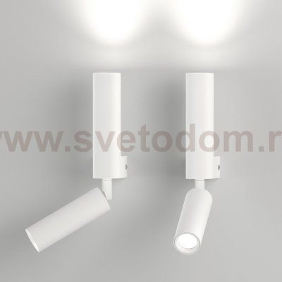 Настенный светильник Eurosvet 40020/1 LED белый Pitch