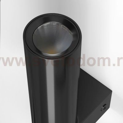 Настенный светильник Eurosvet 40020/1 LED черный жемчуг Pitch