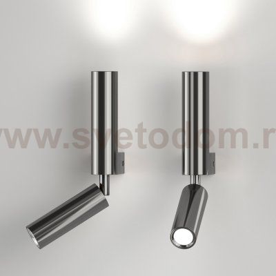 Настенный светильник Eurosvet 40020/1 LED черный жемчуг Pitch