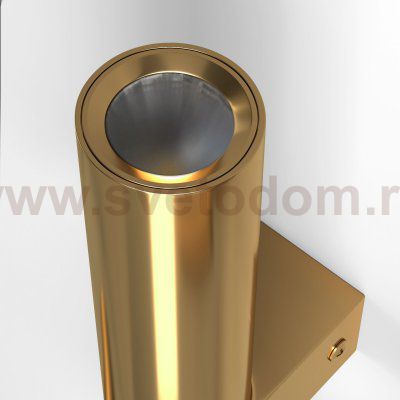 Настенный светильник Eurosvet 40020/1 LED латунь Pitch