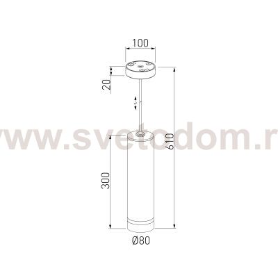 Светильник садово-парковый со светодиодами DLR023 IP54 35084/H черный Elektrostandard