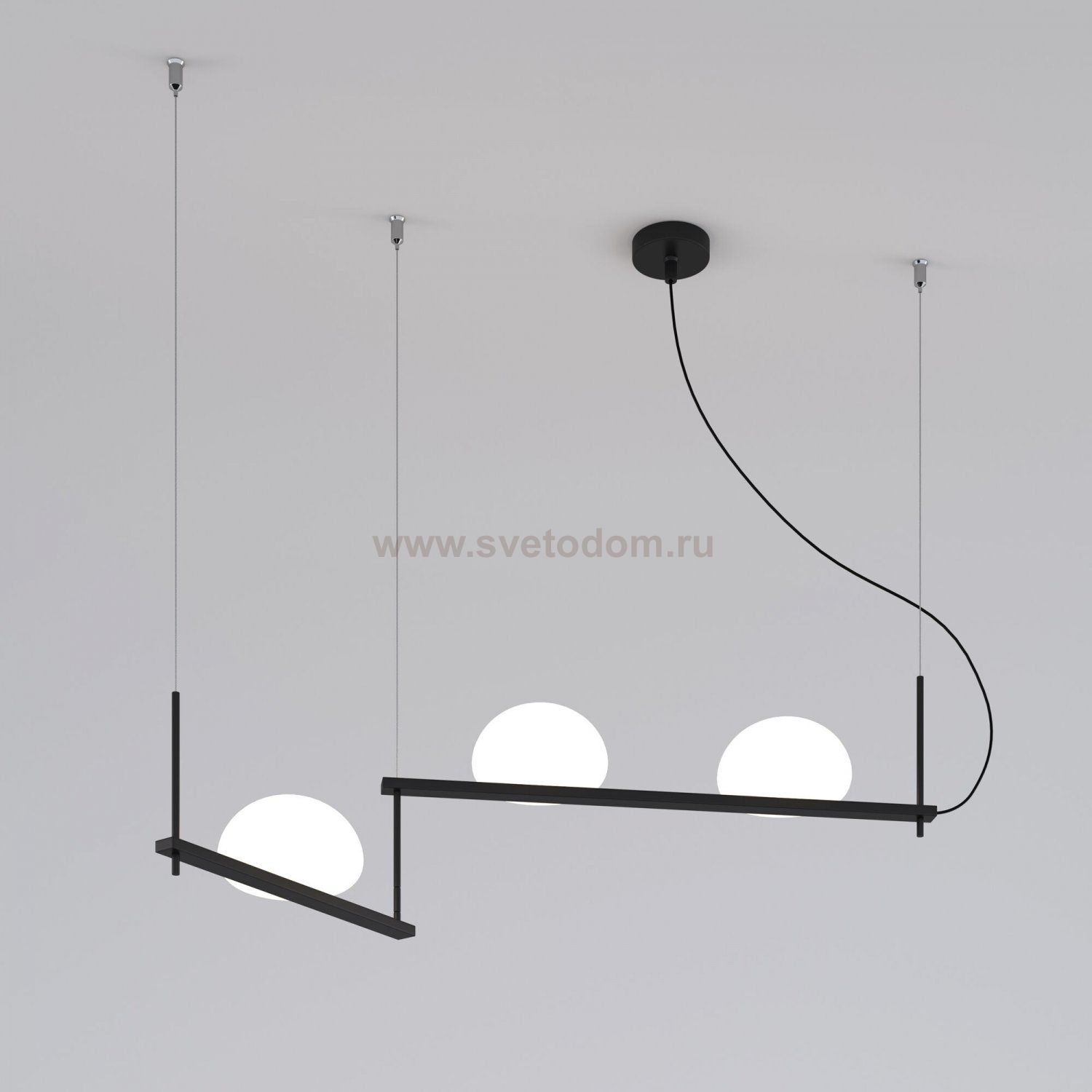 Подвесной светильник Eurosvet 70145/3 черный Stair
