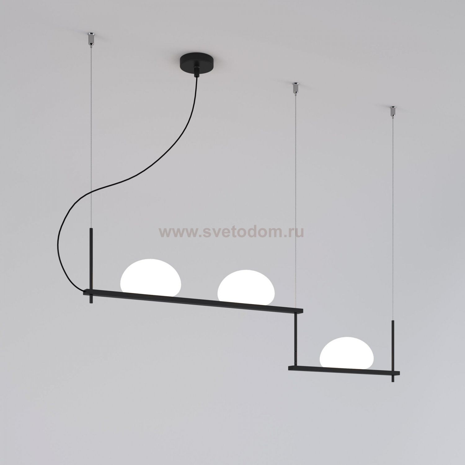 Подвесной светильник Eurosvet 70145/3 черный Stair