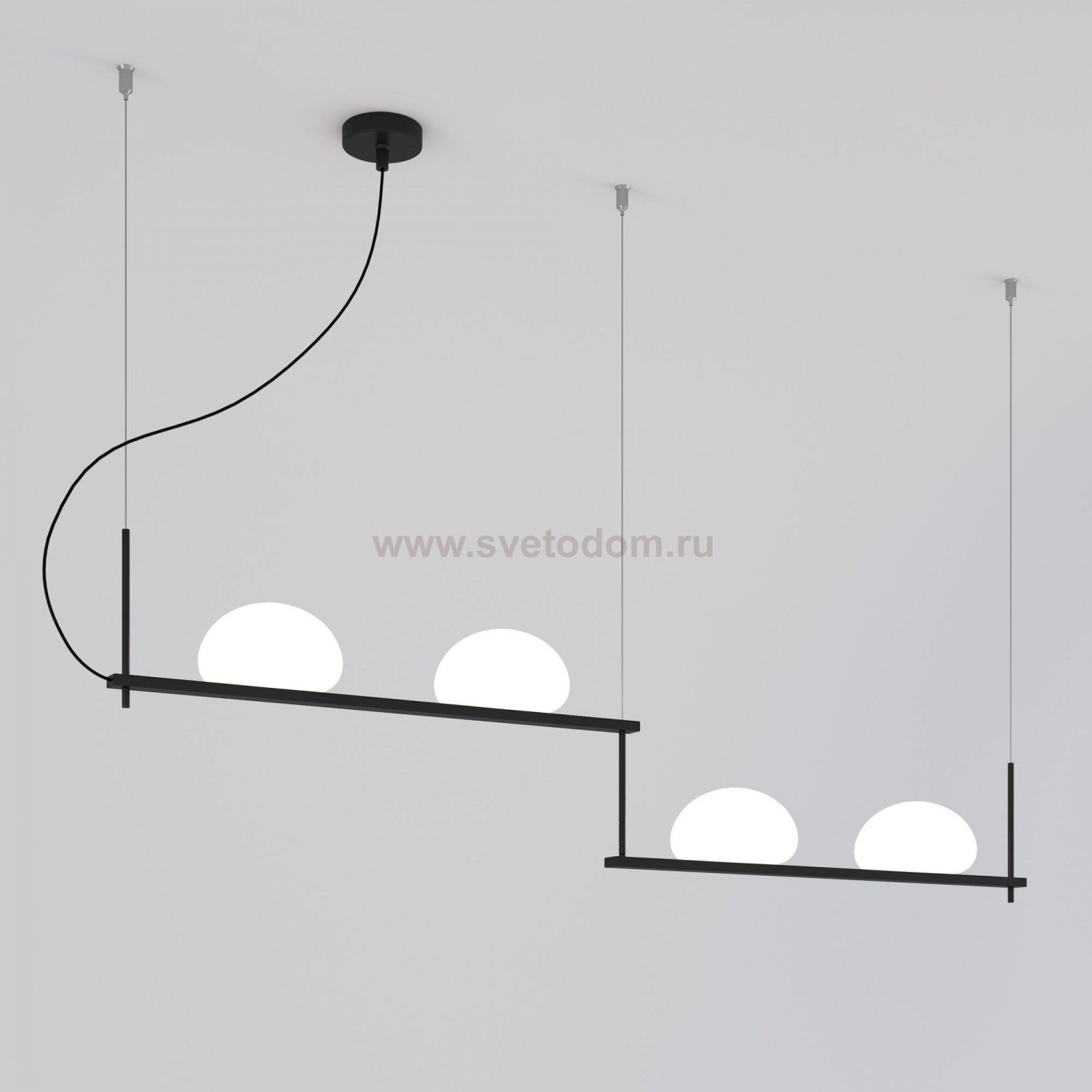 Подвесной светильник Eurosvet 70145/4 черный Stair