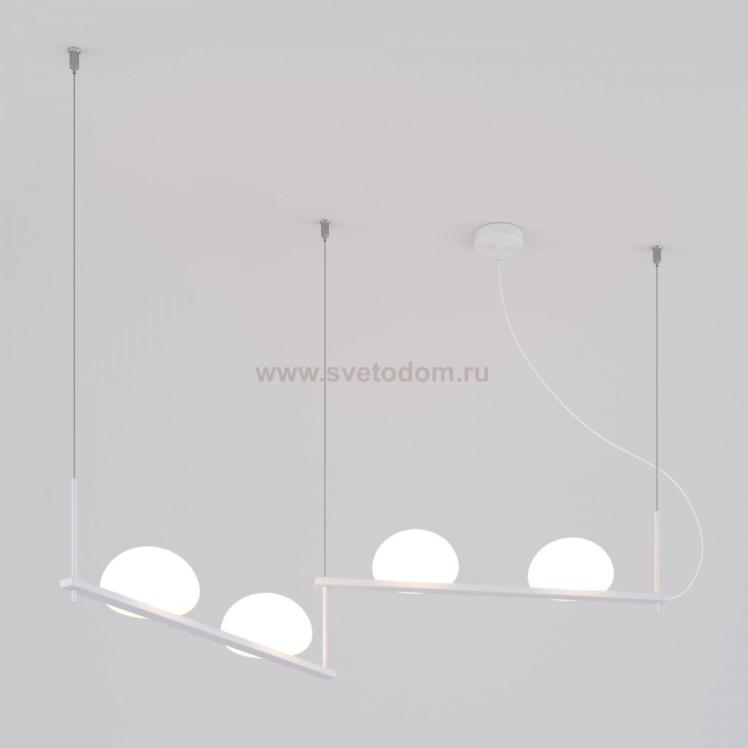 Подвесной светильник Eurosvet 70145/4 белый Stair