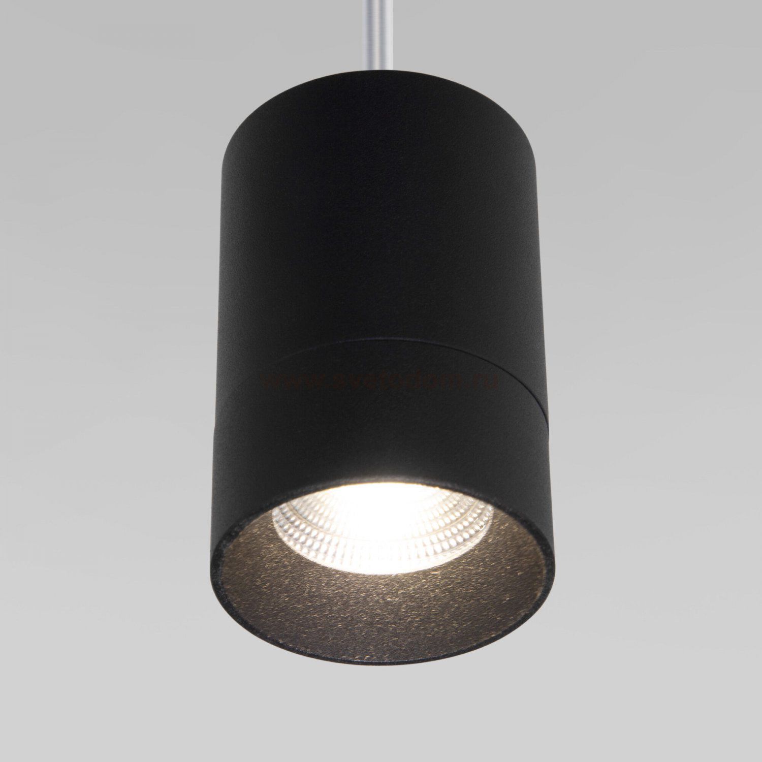 Подвесной светильник Eurosvet 50248/1 LED черный Piccolo