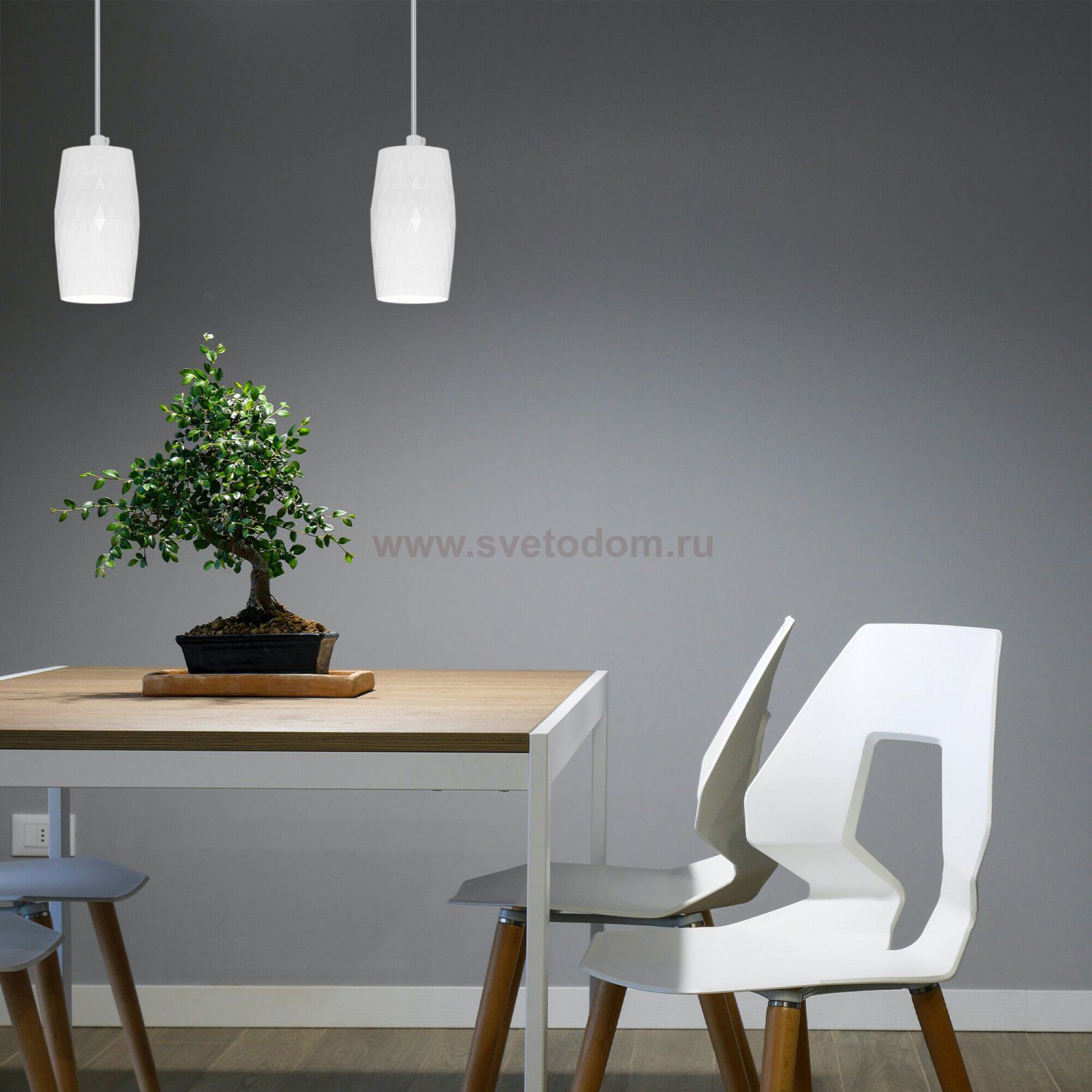 Подвесной светильник Eurosvet 50246/1 LED белый Bonaldo