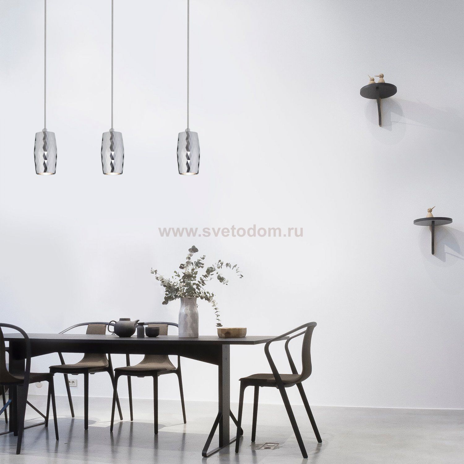 Подвесной светильник Eurosvet 50246/1 LED хром Bonaldo