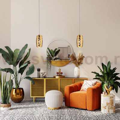 Подвесной светильник Eurosvet 50246/1 LED золото Bonaldo
