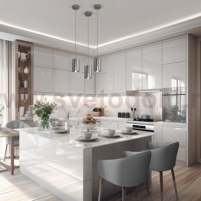Подвесной светильник Eurosvet 50247/1 LED хром Bonaldo