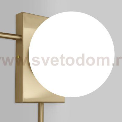 Настенный светильник Eurosvet 40033/1 латунь Fredo