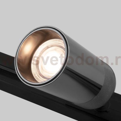 Светильник потолочный светодиодный Riffe чёрный  жемчуг 9W 4200K (85512/01) однофазный Elektrostandard
