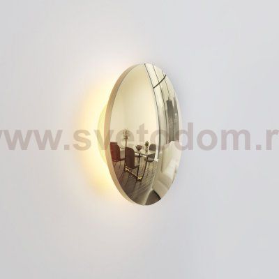 MRL LED 1126/ Светильник настенный светодиодный Mini Disc золото Elektrostandard