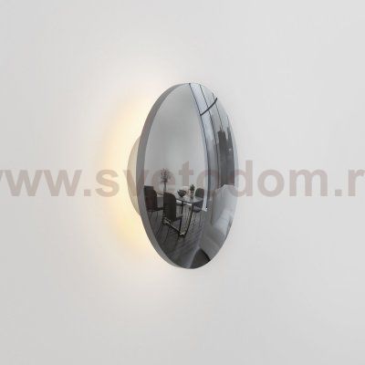 MRL LED 1126/ Светильник настенный светодиодный Mini Disc черный жемчуг Elektrostandard