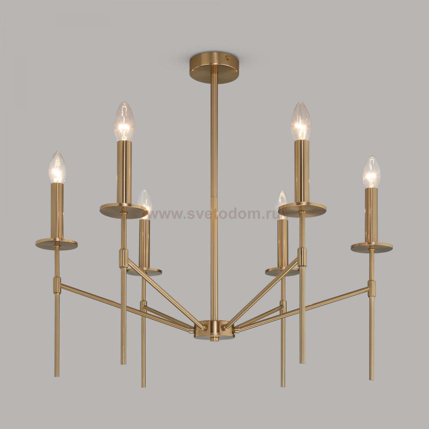 Потолочный светильник 60142/6 латунь Eurosvet