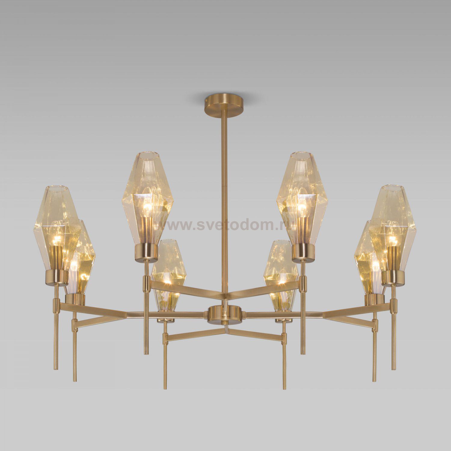 Потолочный светильник 60143/8 латунь Eurosvet