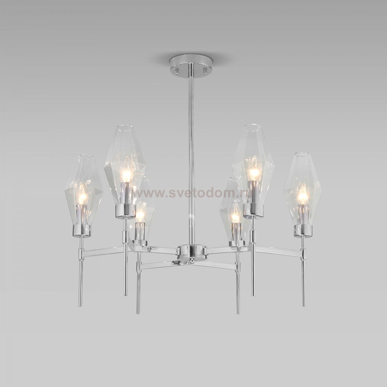 Потолочный светильник 60143/6 хром Eurosvet