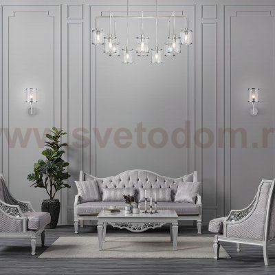 Настенный светильник 60144/1 хром Eurosvet