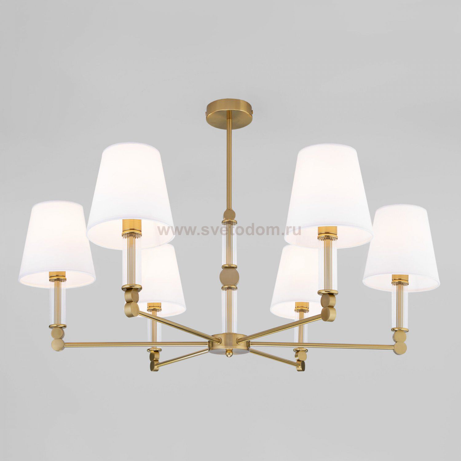 Потолочный светильник 60145/6 латунь Eurosvet