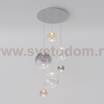 Подвесной светильник Eurosvet 50230 LED хром Wonder