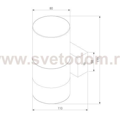 Настенный светильник 40021/1 LED латунь/дымчатый Eurosvet