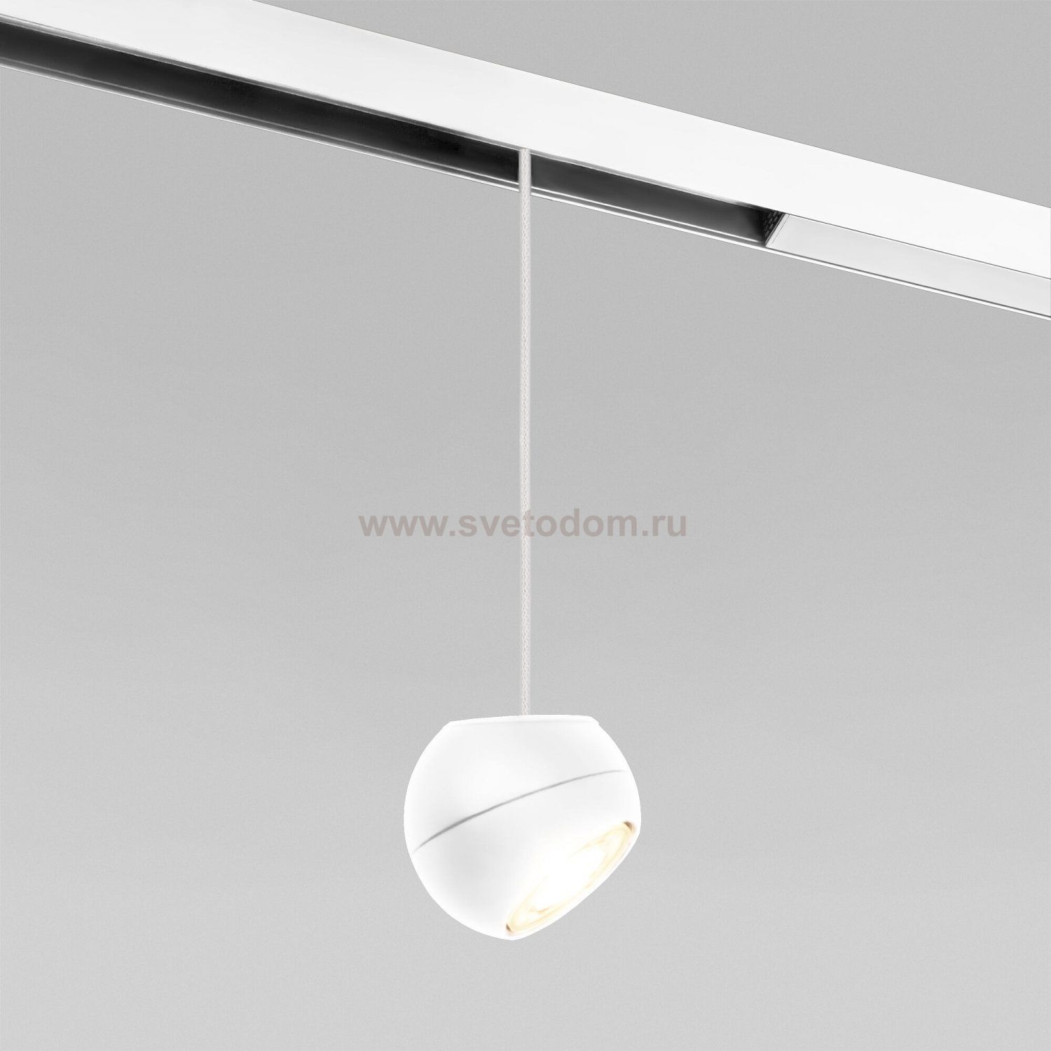 Slim Magnetic Трековый светильник 12W 4200K Lars (белый) 85033/01 Elektrostandard