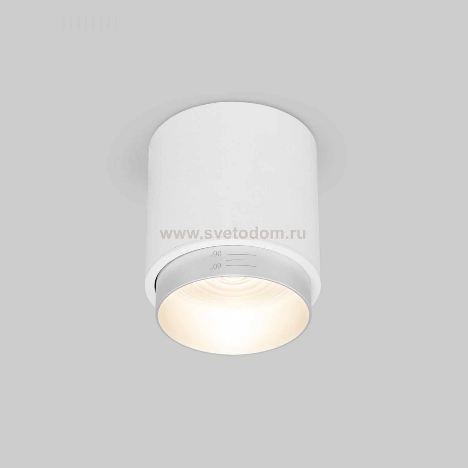 Светильник потолочный светодиодный Cors 10W (25032/LED) белый/серебро Elektrostandard