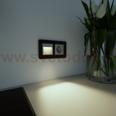 Встраиваемая LED подсветка три режима с датчиком движения  (серебряный) W1154606 Werkel