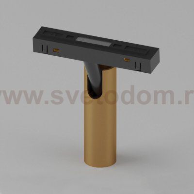 Slim Magnetic Трековый светильник 7W 4200K Cubo (латунь) 85035/01 Elektrostandard