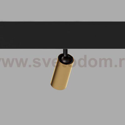 Slim Magnetic Трековый светильник 5W 4200K Cantors (латунь) 85036/01 Elektrostandard