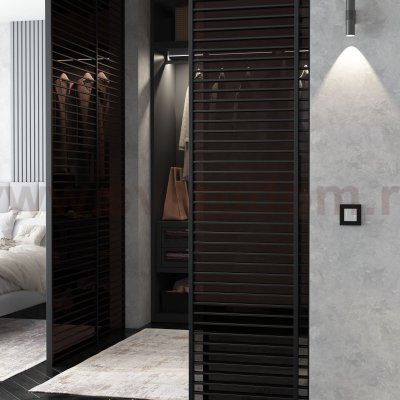 Рамка на 1 пост Slab (черный матовый) W0012908 Werkel