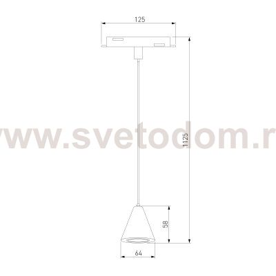 Slim Magnetic Трековый светильник 5W 4200K Event (латунь) 85039/01 Elektrostandard