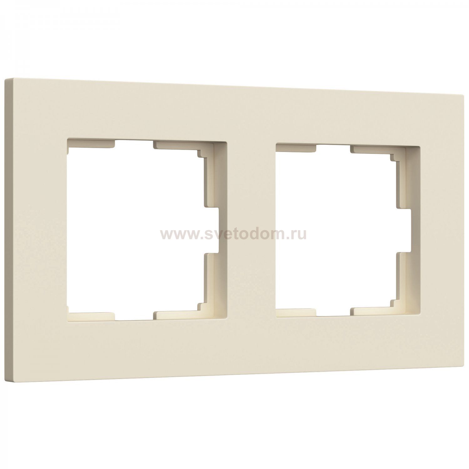 Рамка на 2 поста Slab (айвори матовый) W0022962 Werkel