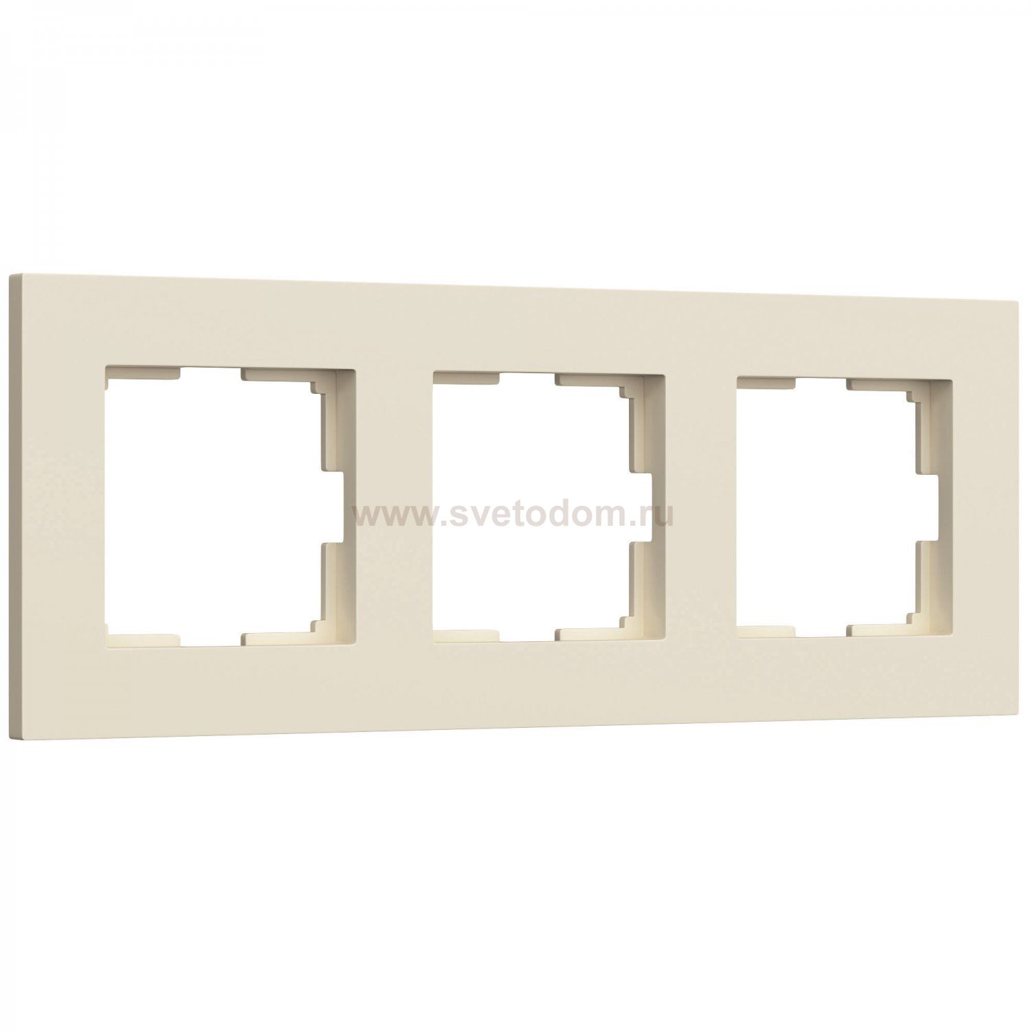 Рамка на 3 поста Slab (айвори матовый) W0032962 Werkel