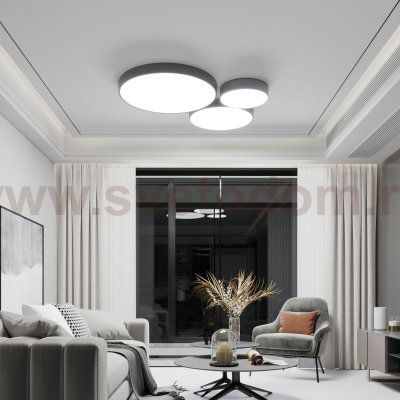 Потолочный светильник 90318/1 серый Eurosvet