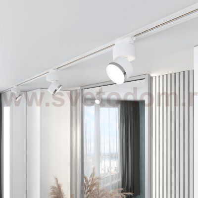 Светильник потолочный светодиодный Impact белый матовый/серебро 10W 4200К (85514/01) однофазный Elektrostandard