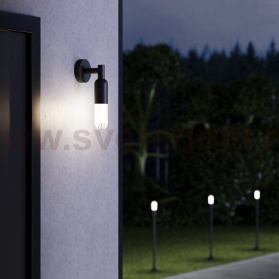 35165/U/ Светильник садово-парковый со светодиодами ISIDA LED черный Elektrostandard